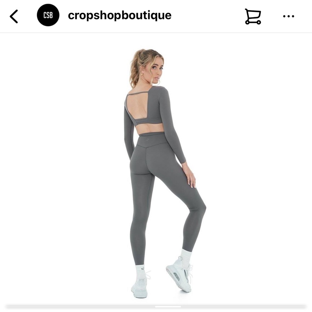 CSB Open back bra top